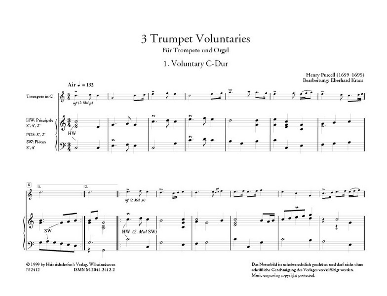 3 Trumpet Voluntaries