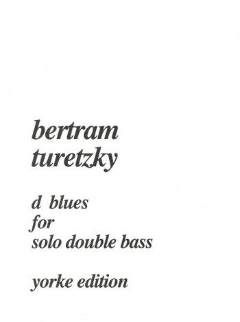 D Blues for solo double bass