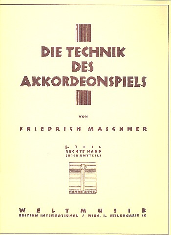 Die Technik des Akkordeonspiels Band 1