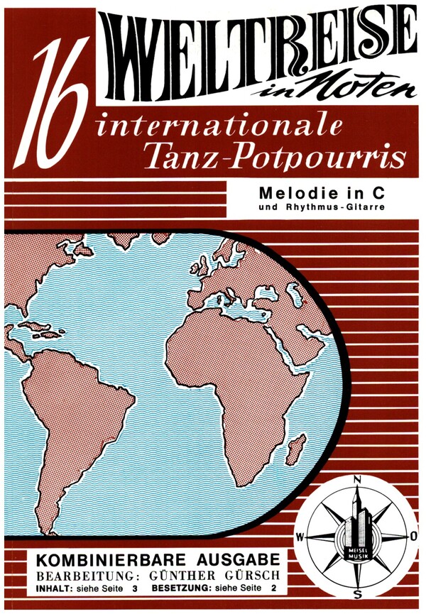 Weltreise in Noten - 16 internationale Tanzpotpourris