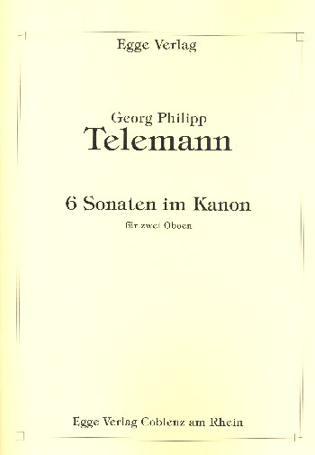 6 Sonaten im Kanon 