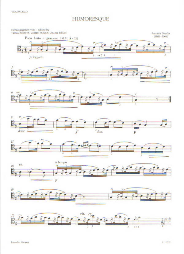 Humoreske für Violoncello