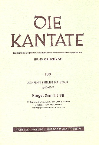 SINGET DEM HERRN FUER SOLI (SATB),