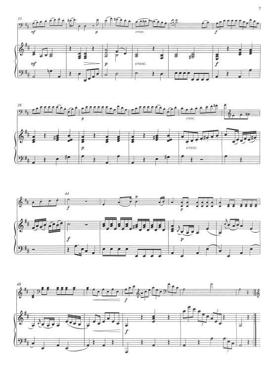 Sonate D-Dur für Kontrabaß
