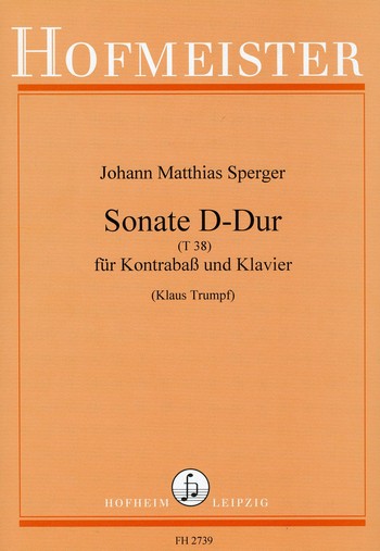 Sonate D-Dur für Kontrabaß