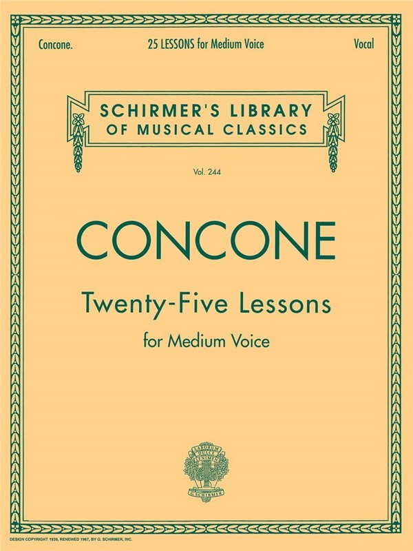 25 LESSONS FOR MEDIUM VOICE