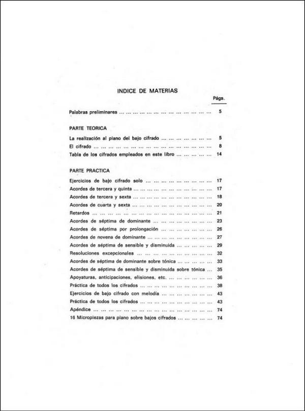 Teoria y practica del bajo cifrado