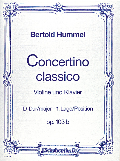 Concertino classico D-Dur op. 103b