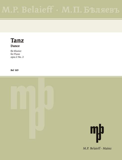 Dance op.2,2 for piano