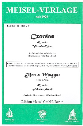 Czardas  und  Eljen a Magyar
