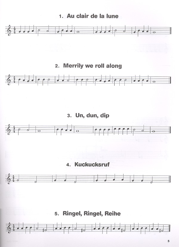 Hören lesen und spielen Band 1