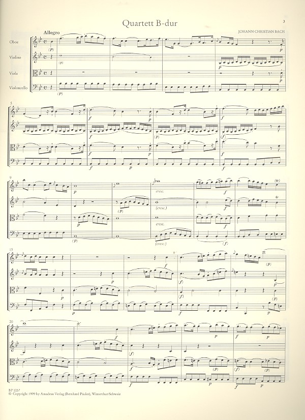 Quartett B-Dur 