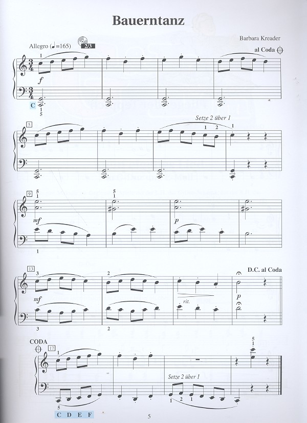 Klavierschule Band 4 Übungsbuch