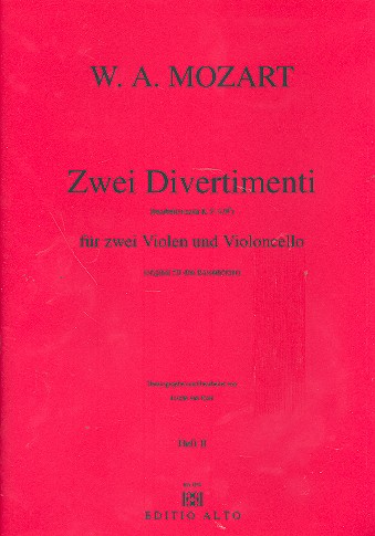 2 Divertimenti nach KV439b