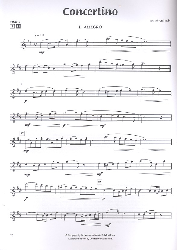 Concerto (+CD) 2 Solowerke für