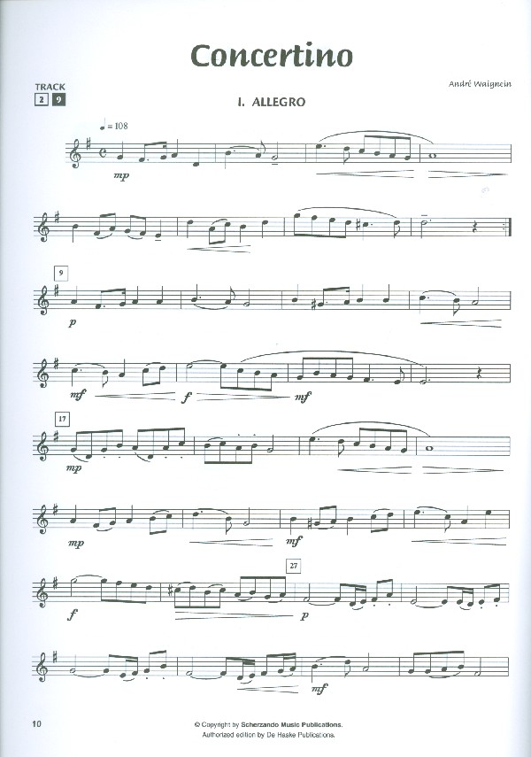 Concerto (+CD) 2 Solowerke