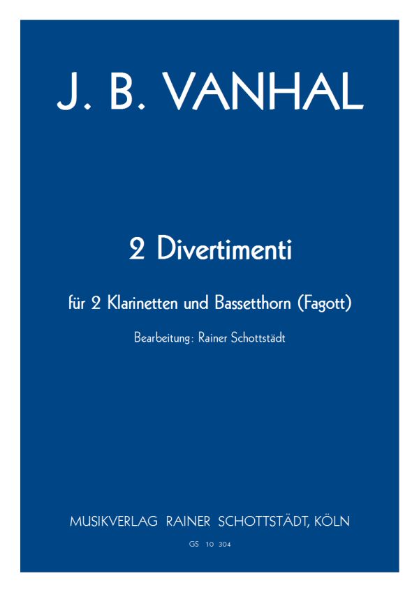 2 Divertimenti für 2 Klarinetten