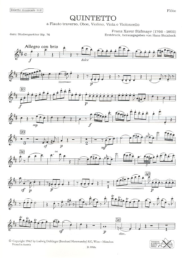 Quintett D-Dur