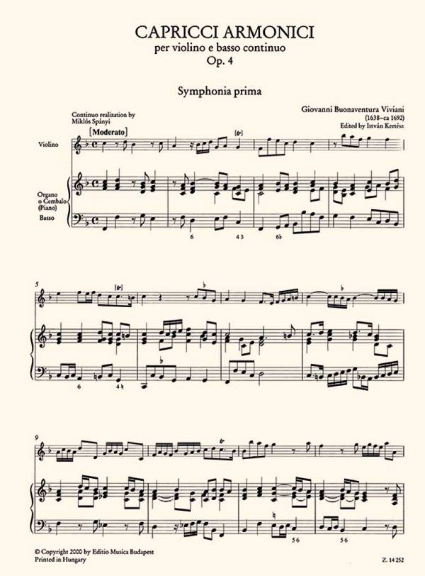 Capricci armonici op.4