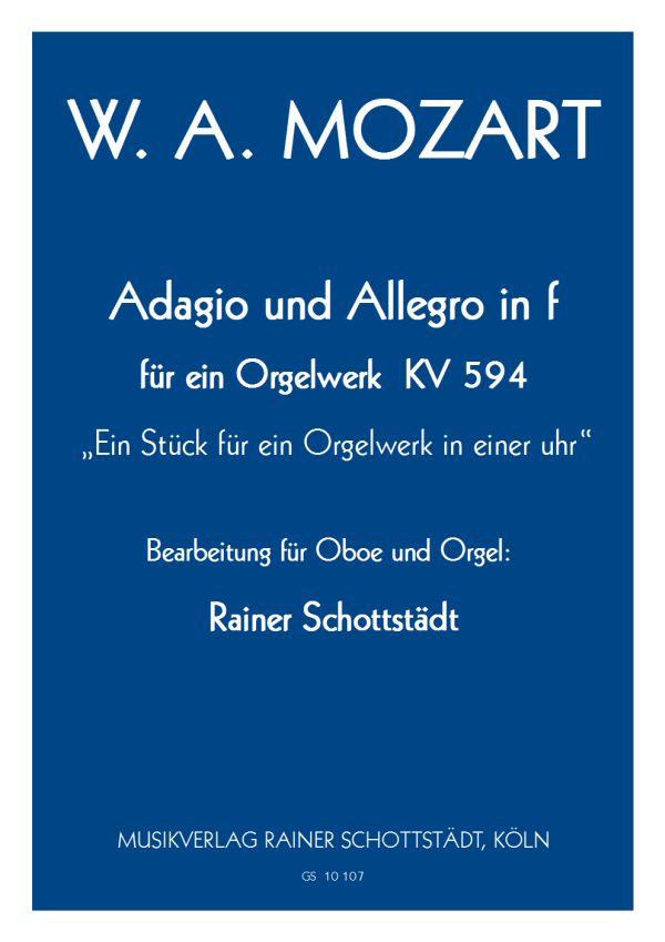 Adagio und Allegro f-Moll KV594