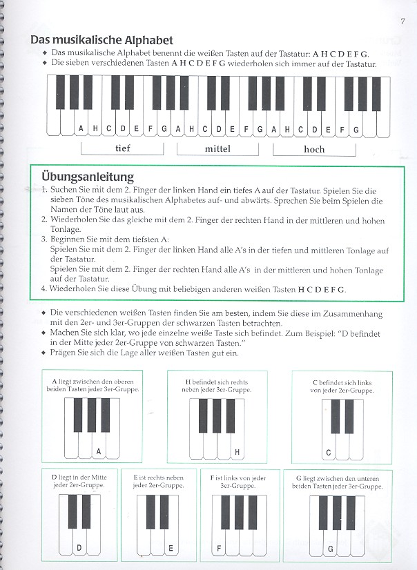 Klavier für Erwachsene