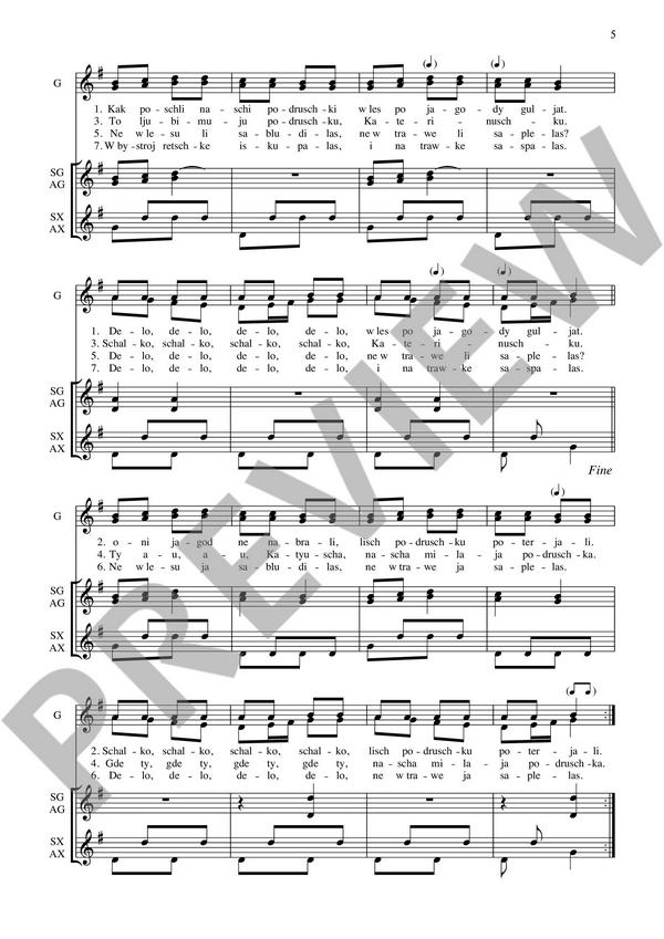 Lieder und Tänze aus Russland