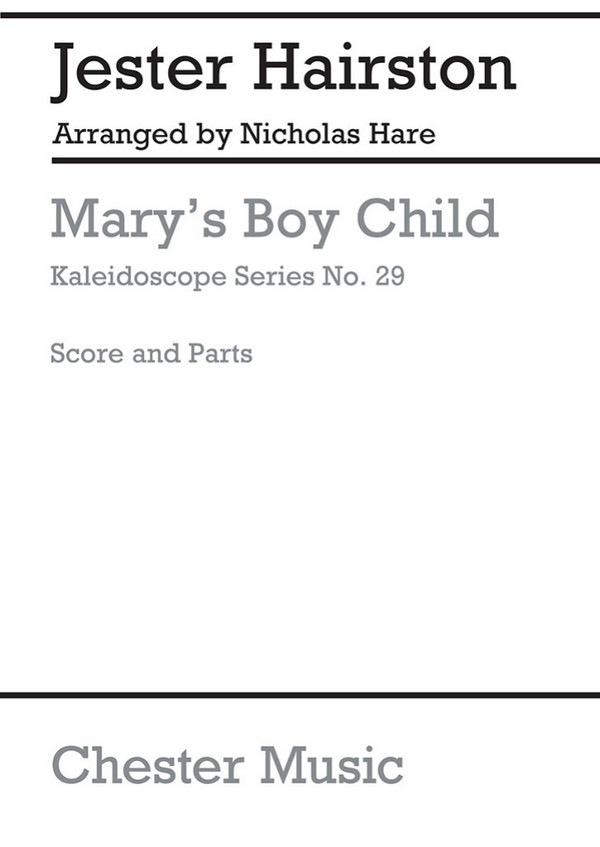 MARY'S BOY CHILD EASY MUSIC FOR