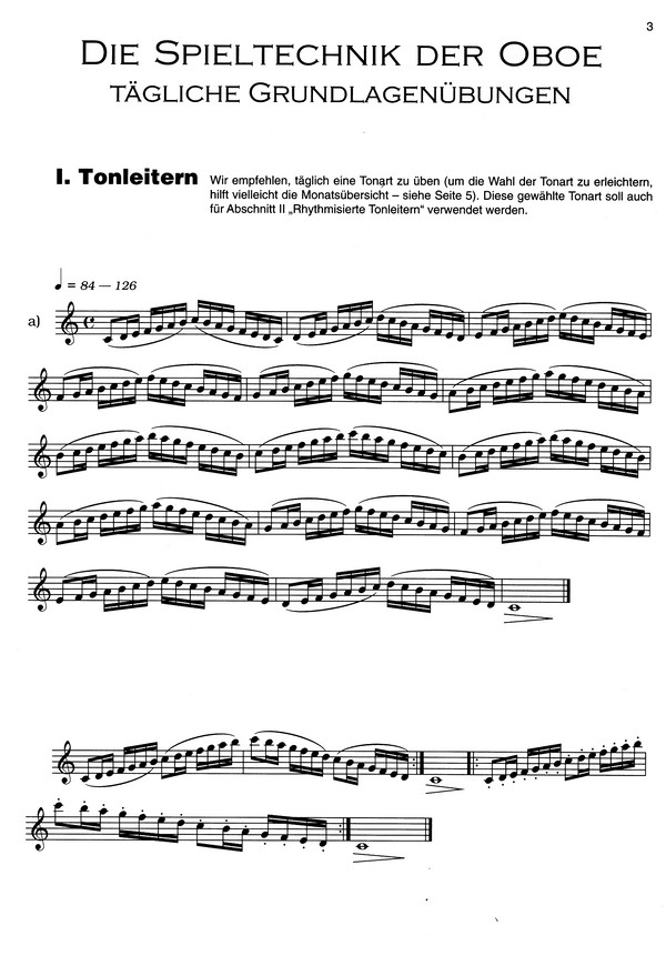 Die Spieltechnik der Oboe