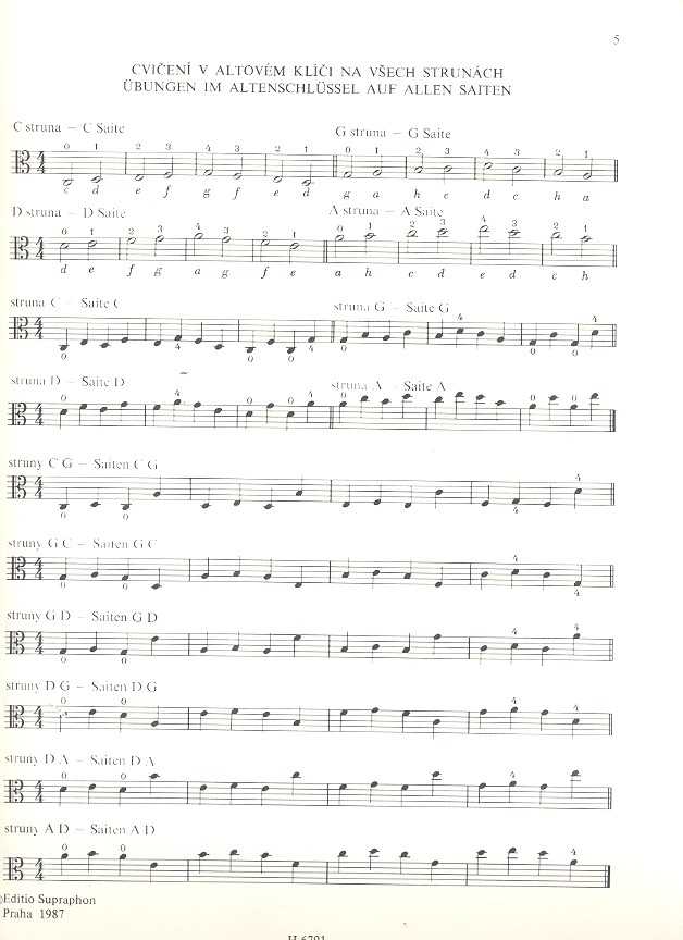 Schule des Bratschenspiels für