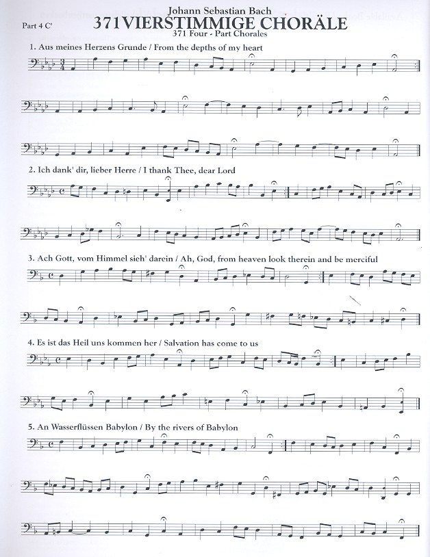 371 vierstimmige Choräle