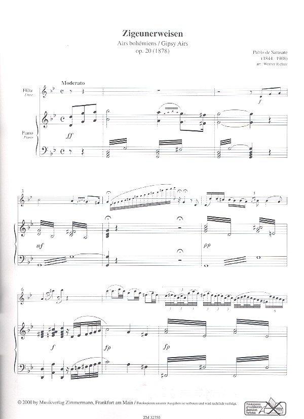 Zigeunerweisen op.20