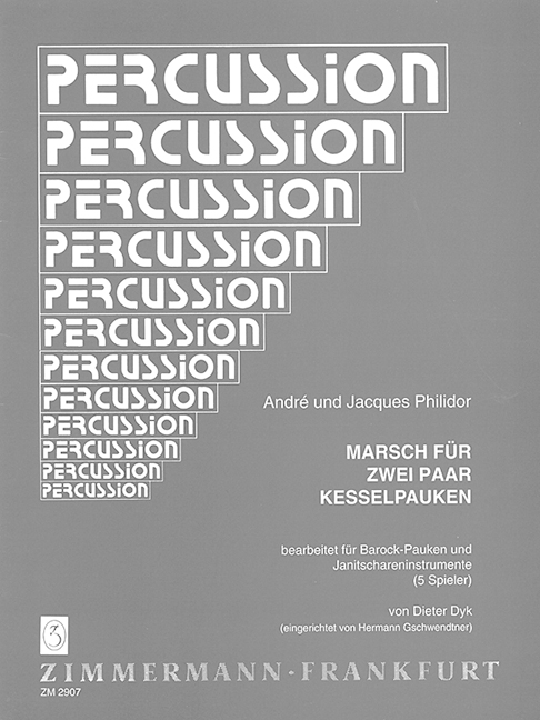 Marsch für 2 Paar Kesselpauken