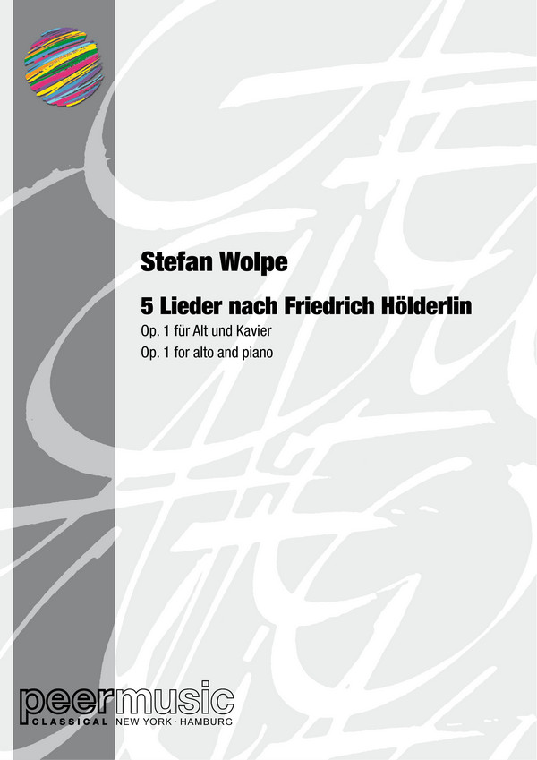 5 Lieder nach Friedrich Hölderlin op.1