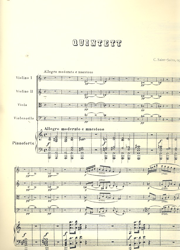 Quintett A-Dur op.14