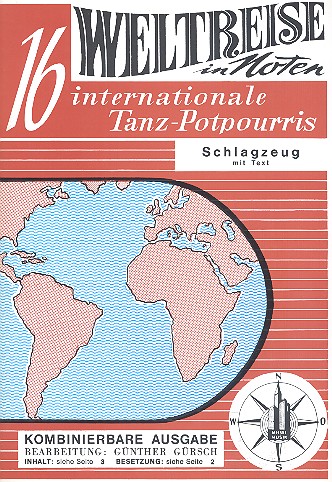 Weltreise in Noten - 16 internationale Tanzpotpourris