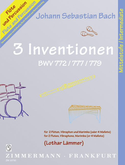 3 Inventionen für 2 Flöten,