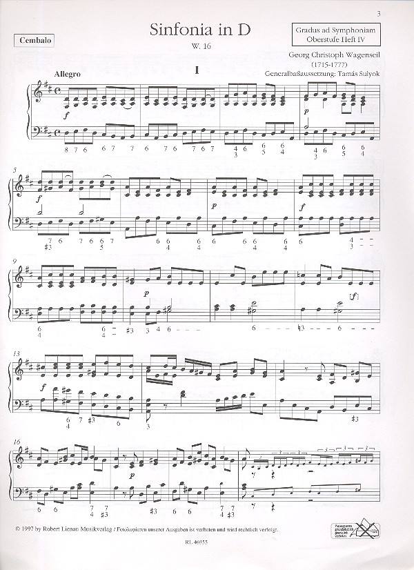 Sinfonia D-Dur (W.16)
