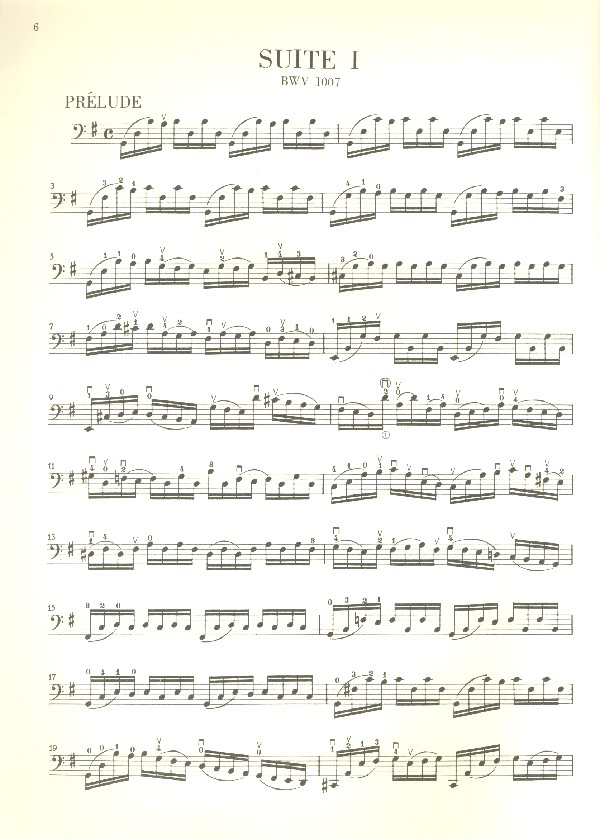 6 Suiten BWV1007-1012