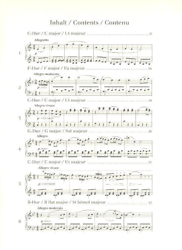 Sechs leichte Sonatinen op. 163
