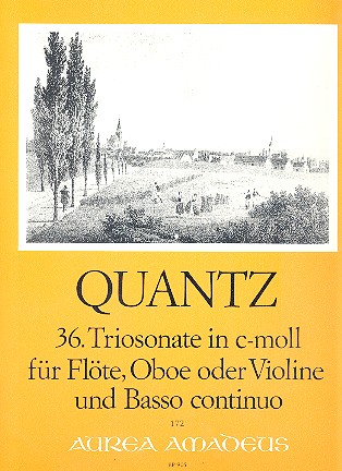 Triosonate c-Moll Nr.36 für Flöte,