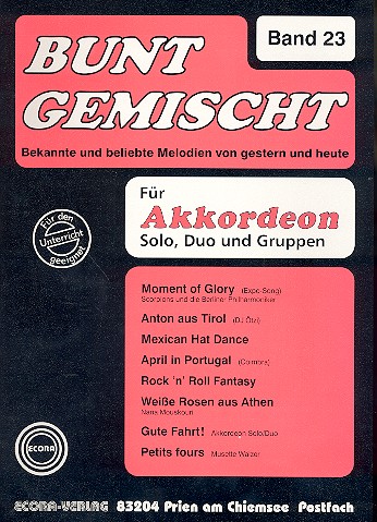 Bunt gemischt 23 für Akkordeon
