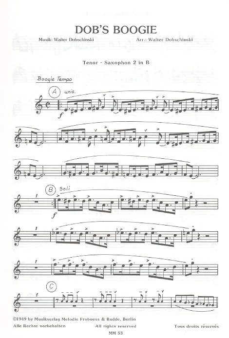 Dob's Boogie   und  Hallo kleines Fräulein 