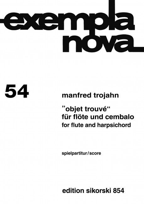 Objet trouvé für Flöte und Cembalo