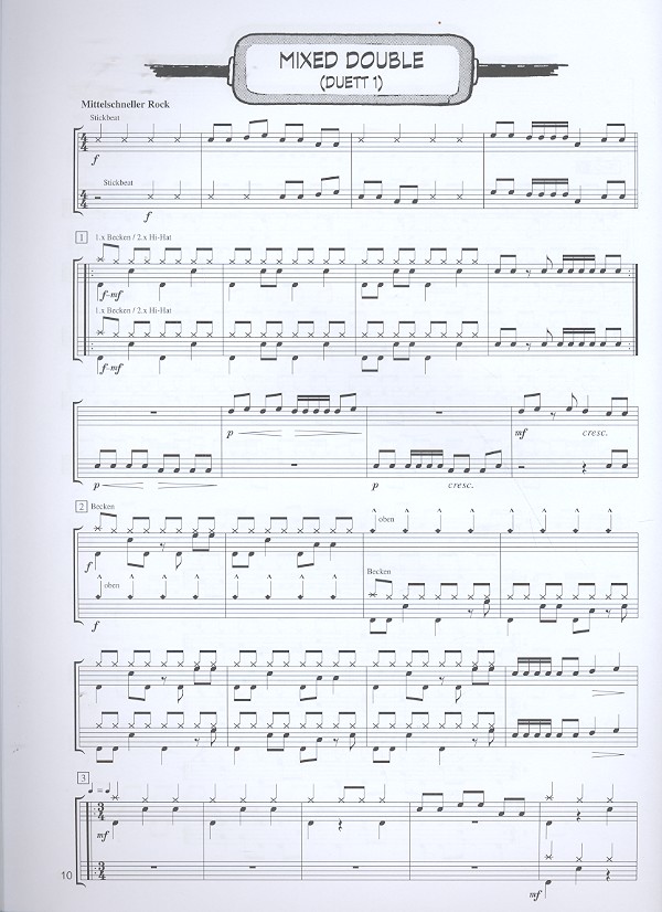 Schule für Drumset Band 2 (+Online Audio)
