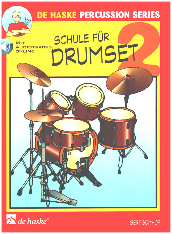 Schule für Drumset Band 2 (+Online Audio)