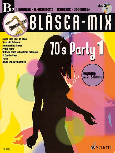 Bläser-Mix (+CD): 70's Party 1