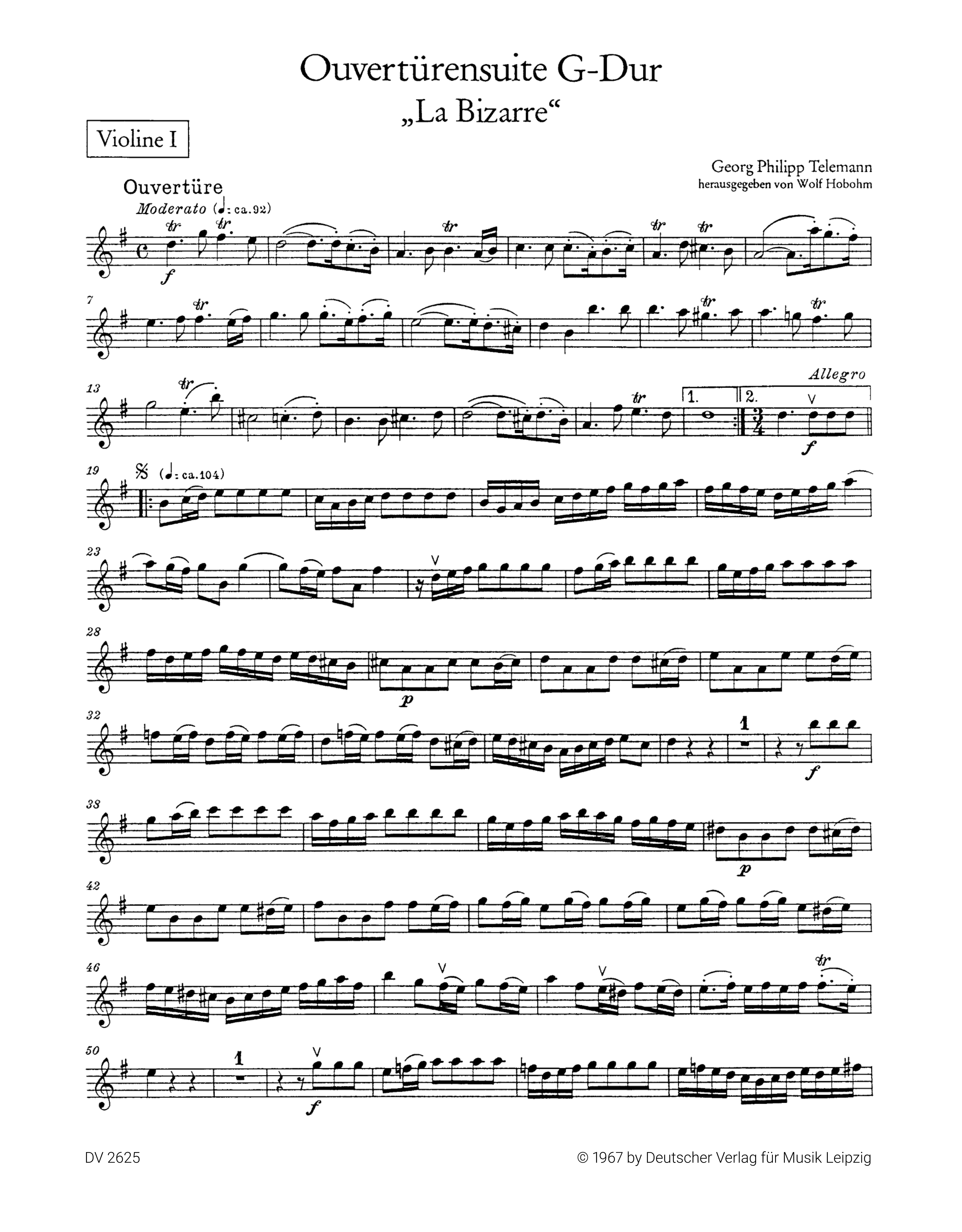 Ouvertürensuite G-Dur