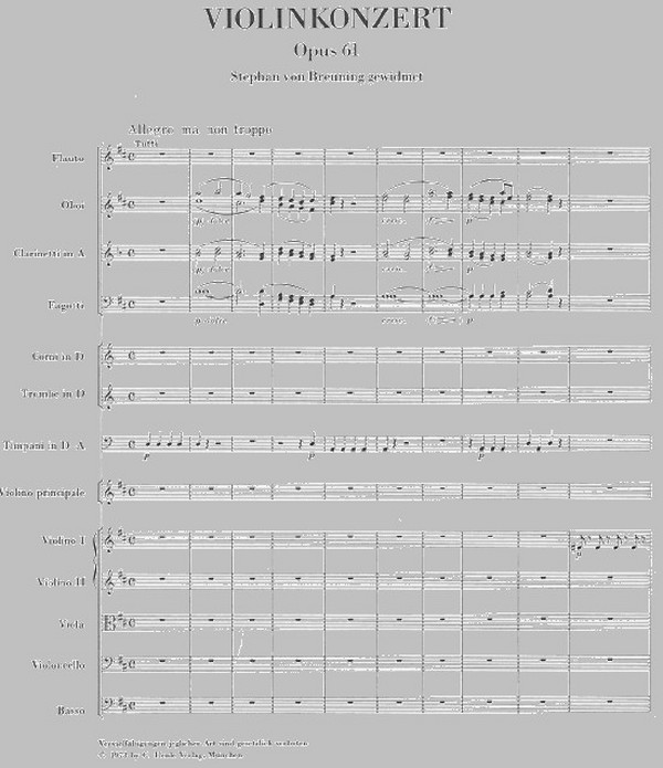 Konzert D-Dur op.61