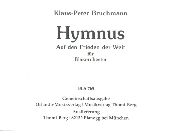 Hymnus auf den Frieden der Welt