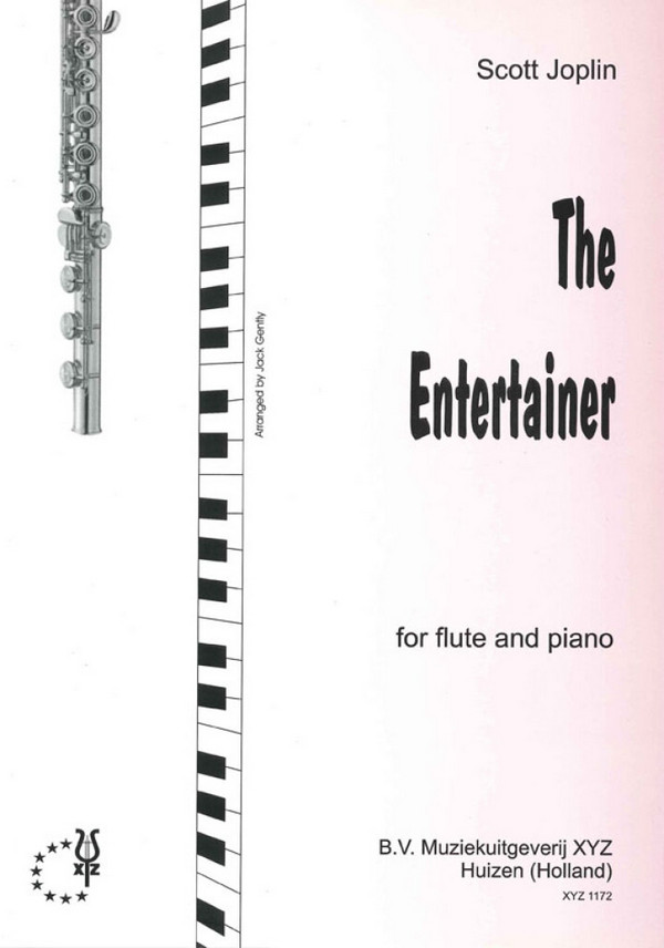 The Entertainer for flute and piano